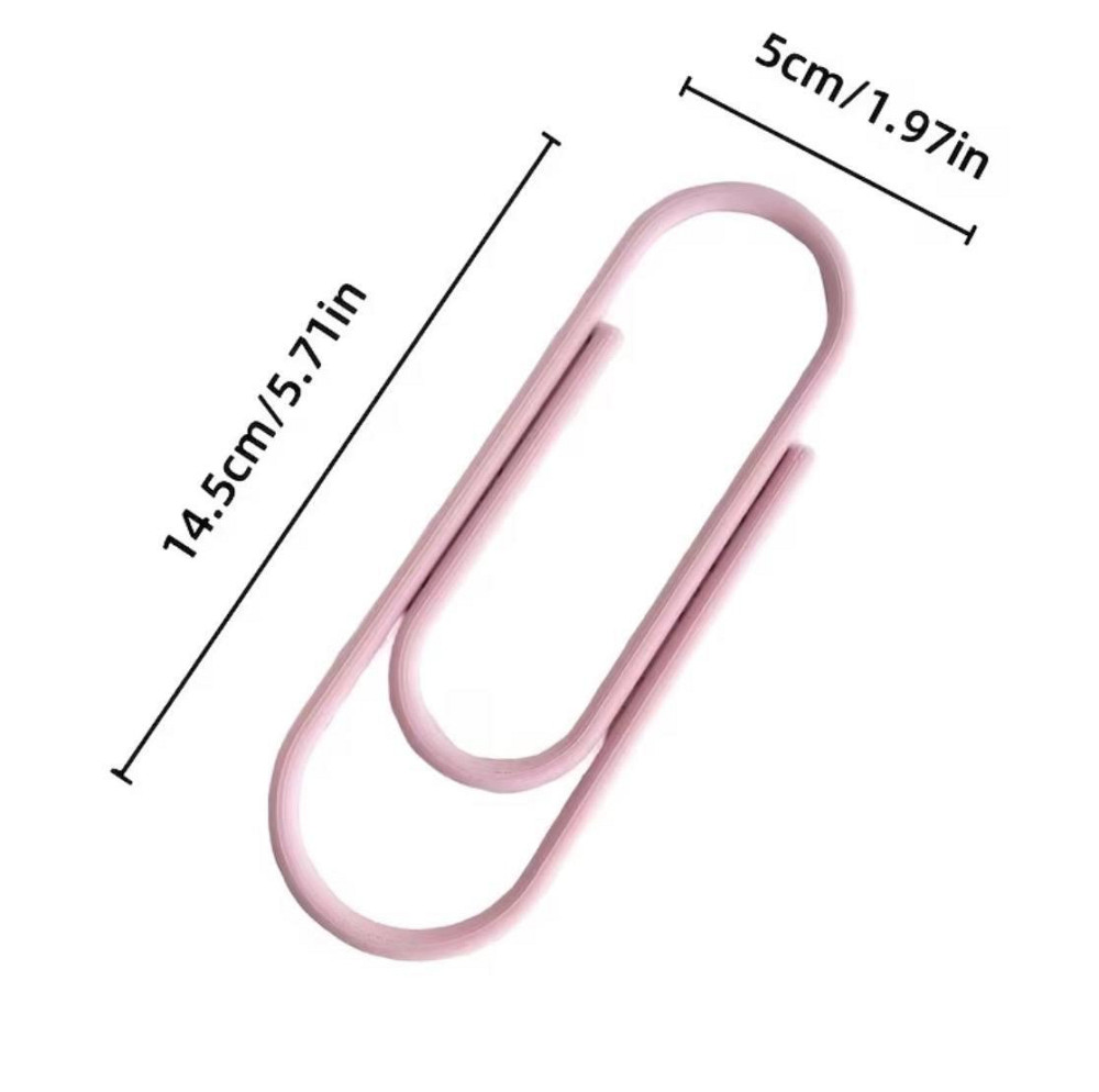 Закладка для книг в форме скрепки пластиковая 14.5 см Киев - изображение 2