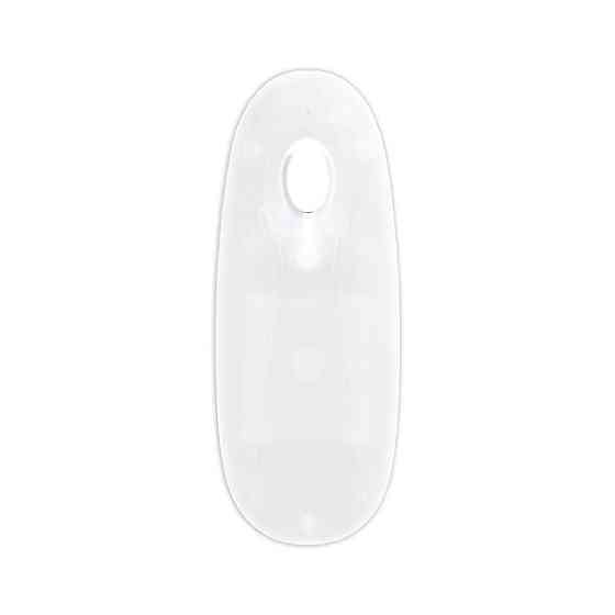 Фаллоимитатор с вибро LED Vibrating Straight Cock with Balls - 20 cm - Transparent Sex Aura Киев