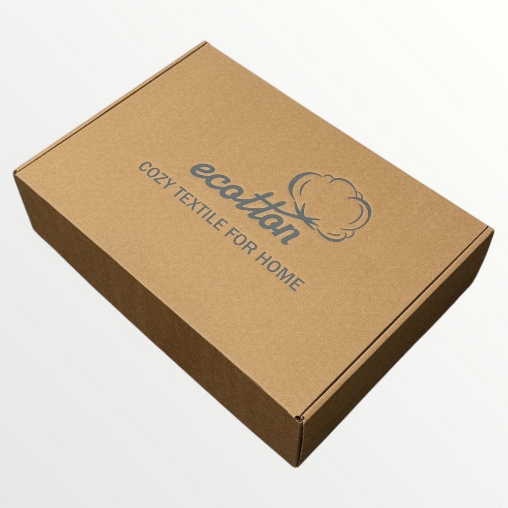 Ecotton Комплект постільної білизни Ecotton Jaquard Сімейний 150х215 см бірюзовий Green Коломия - фото 6