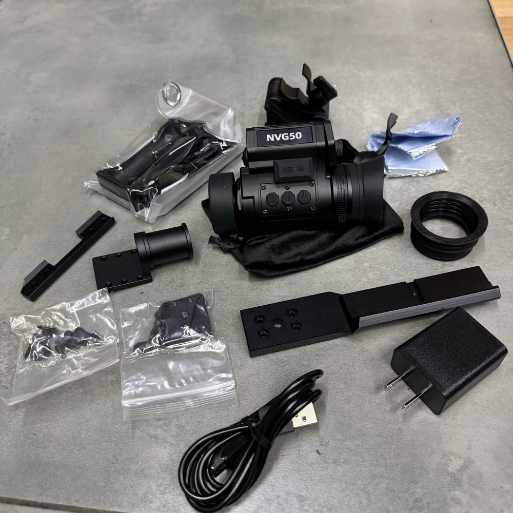 Монокуляр ночного видения Spina optics NVG50, цифровой, 940 нм, WiFi, крепление на шлем и на оружие Киев - изображение 9