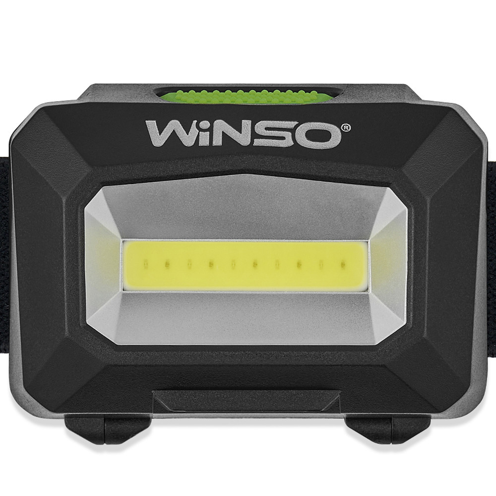 Фонарь налобный Winso 100Lm, 3W COB, 3xAAA, белый/красный Львов - изображение 2