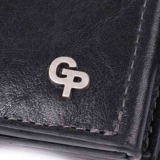 Шикарный кошелек с множеством отделений из люксовой натуральной кожи GRANDE PELLE 22573 Черный Киев