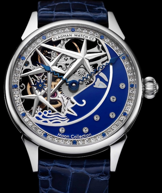 Эксклюзивные лунные механические часы скелетон Харьков - изображение 5