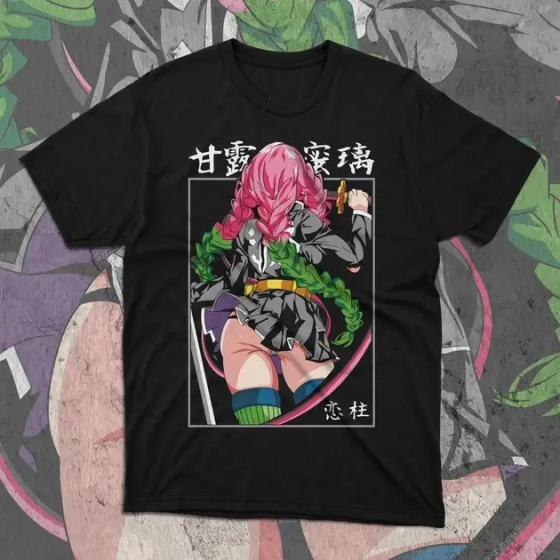 Футболка для подростка мальчика с принтом Клинок, рассекающий демонов Міцурі 140E Размер 160 Anime10138 Днепр