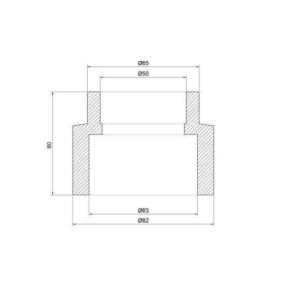 Муфта PPR Thermo Alliance 63х50 Киев