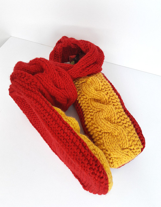 Тапочки домашні шкарпетки в'язані ручна робота топ Юрма одяг Київ - фото 8