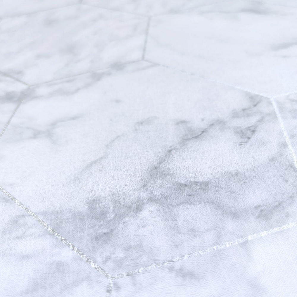 Самоклеюча плівка 0,45х10м х 0,07мм Сірий мармур срібні соти SW-00001213 Київ - фото 2