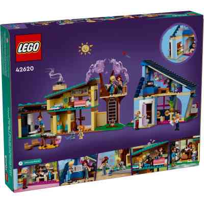 Конструктор LEGO Friends Семейные дома Олли и Пейсли 1126 деталей (42620) Винница