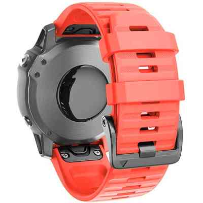 Ремінець до смарт-годинника Armorstandart Silicone для Garmin 20mm Coral Red (ARM87730) Вінниця