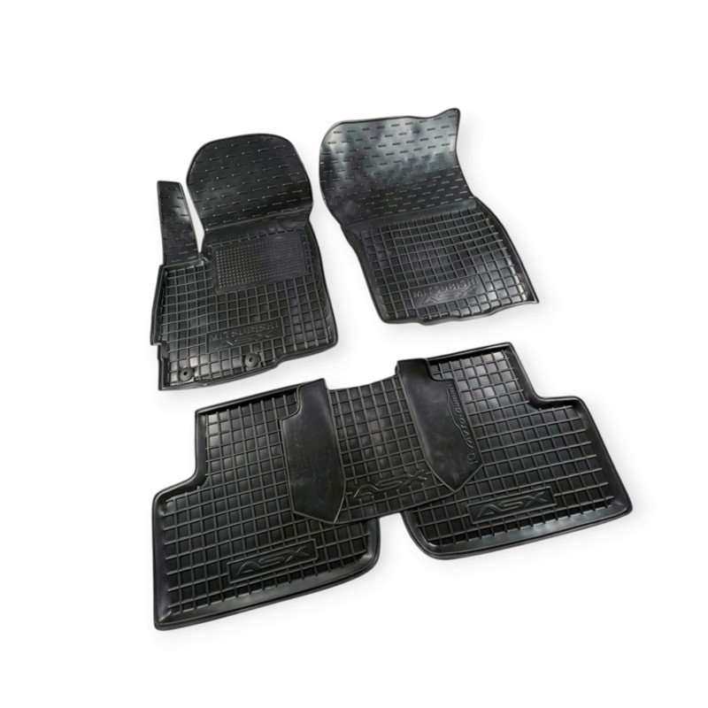 Килимки mitsubishi asx 2010-> борт 2,5 см, з перемичкою салону Мукачево - фото 1