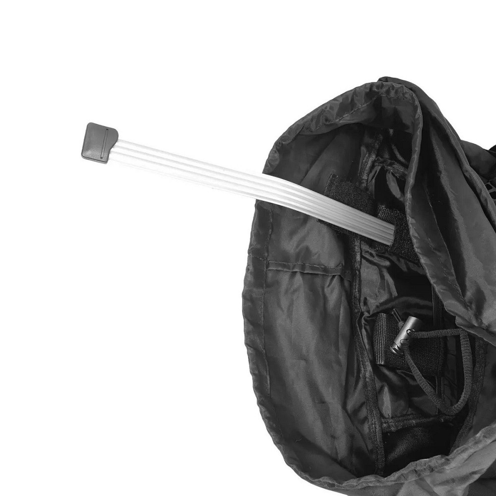 Рюкзак туристичний KAIMAN 55 л чорно-червоний Київ - фото 16