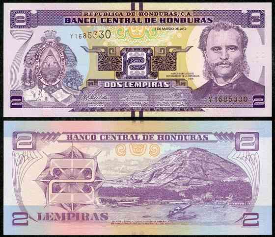 Honduras / Гондурас - 2 Lempiras 2012 UNC Полтава