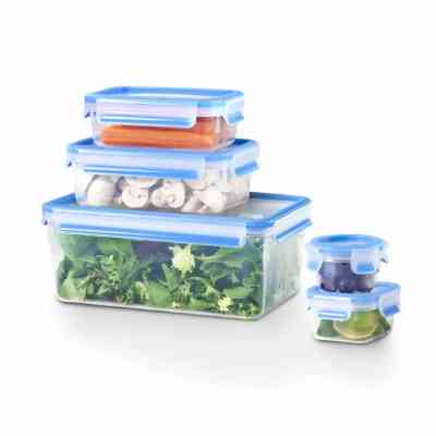 Харчовий контейнер Tefal Master Seal набір 5 шт, прозорий, синій (K3029012) Вінниця