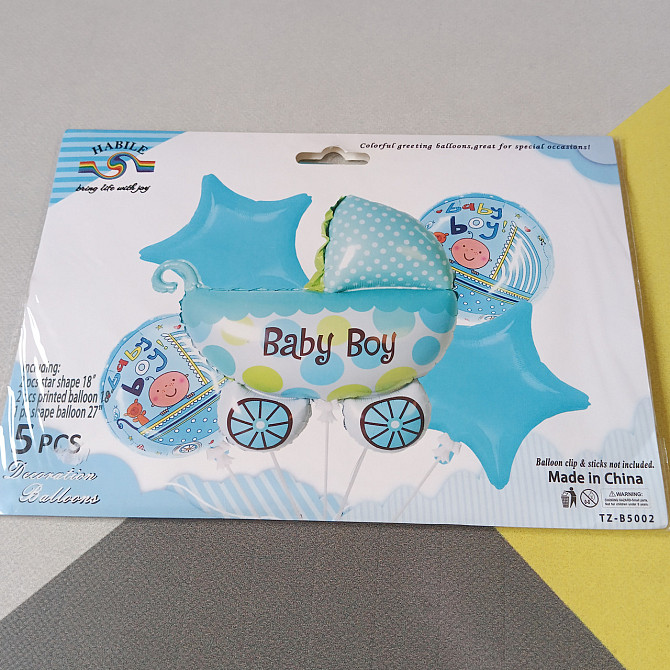 Набір повітряних кульок baby boy (5 предметів) Київ - фото 2