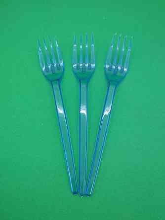 Качани щільні пластикові 100 шт Сині Юніта Харків