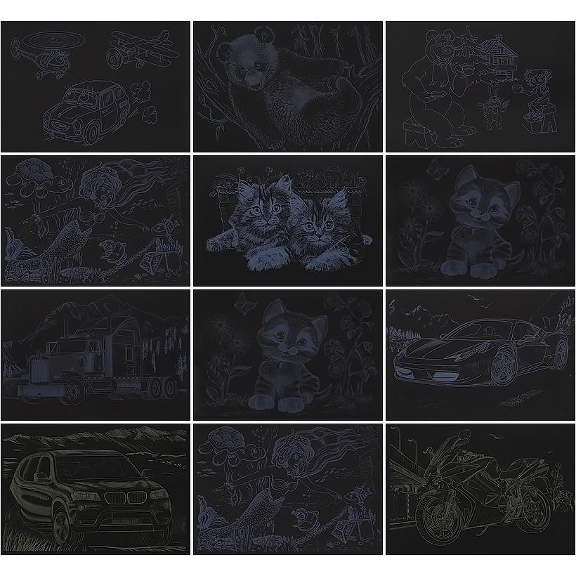 Креативна творчість "Гравюра А5" економ (60), шт Київ - фото 1