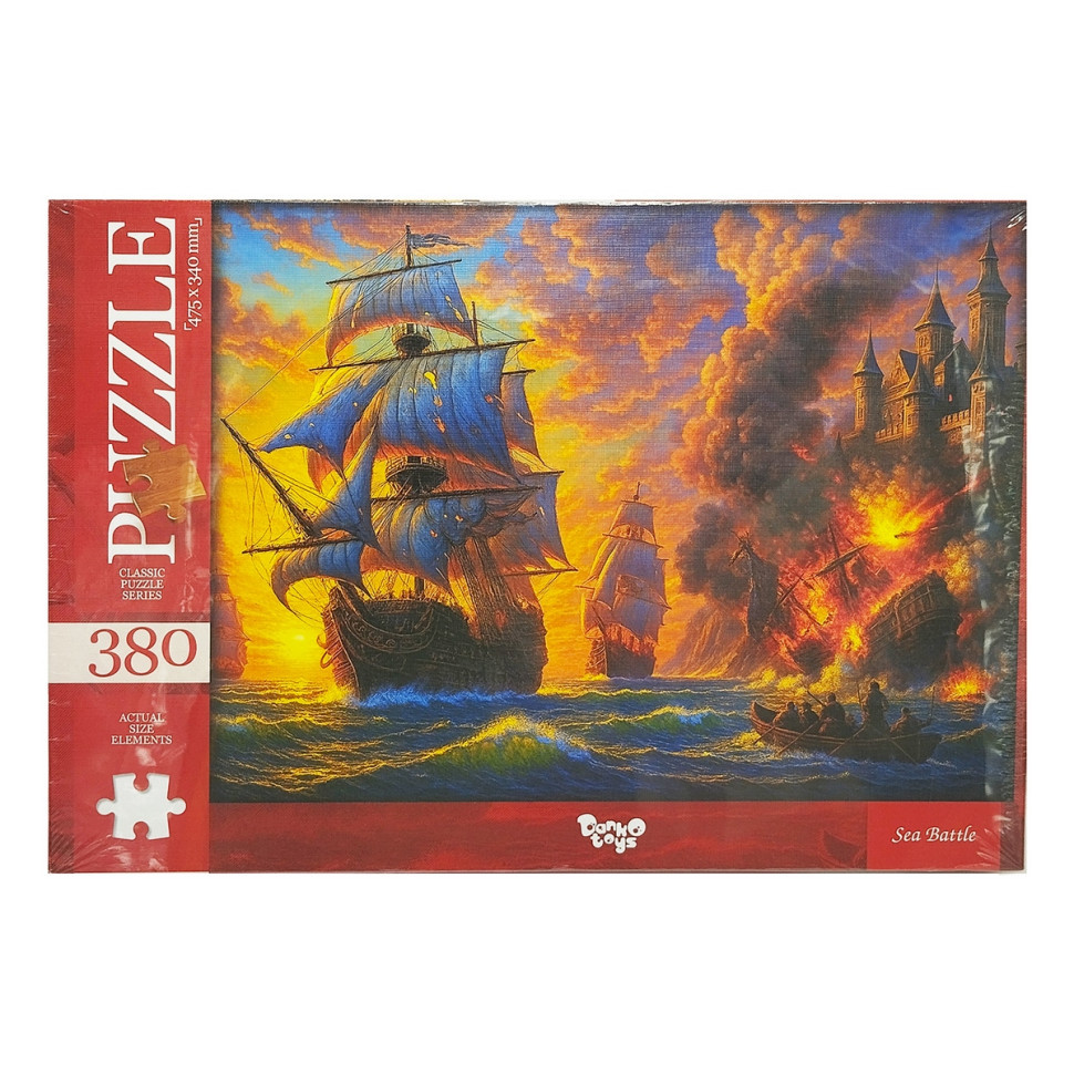 Класичні пазли "Sea Battle" C380-07-10, 380 елементів Вінниця - фото 1
