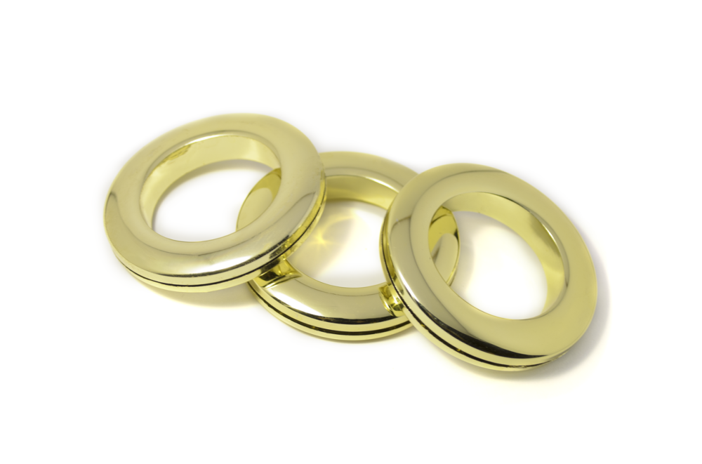 УНІВЕРСАЛЬНІ ЛЮВЕРСИ ДЛЯ ШТОР 35 ММ (1ШТ) золото Бровари - фото 1