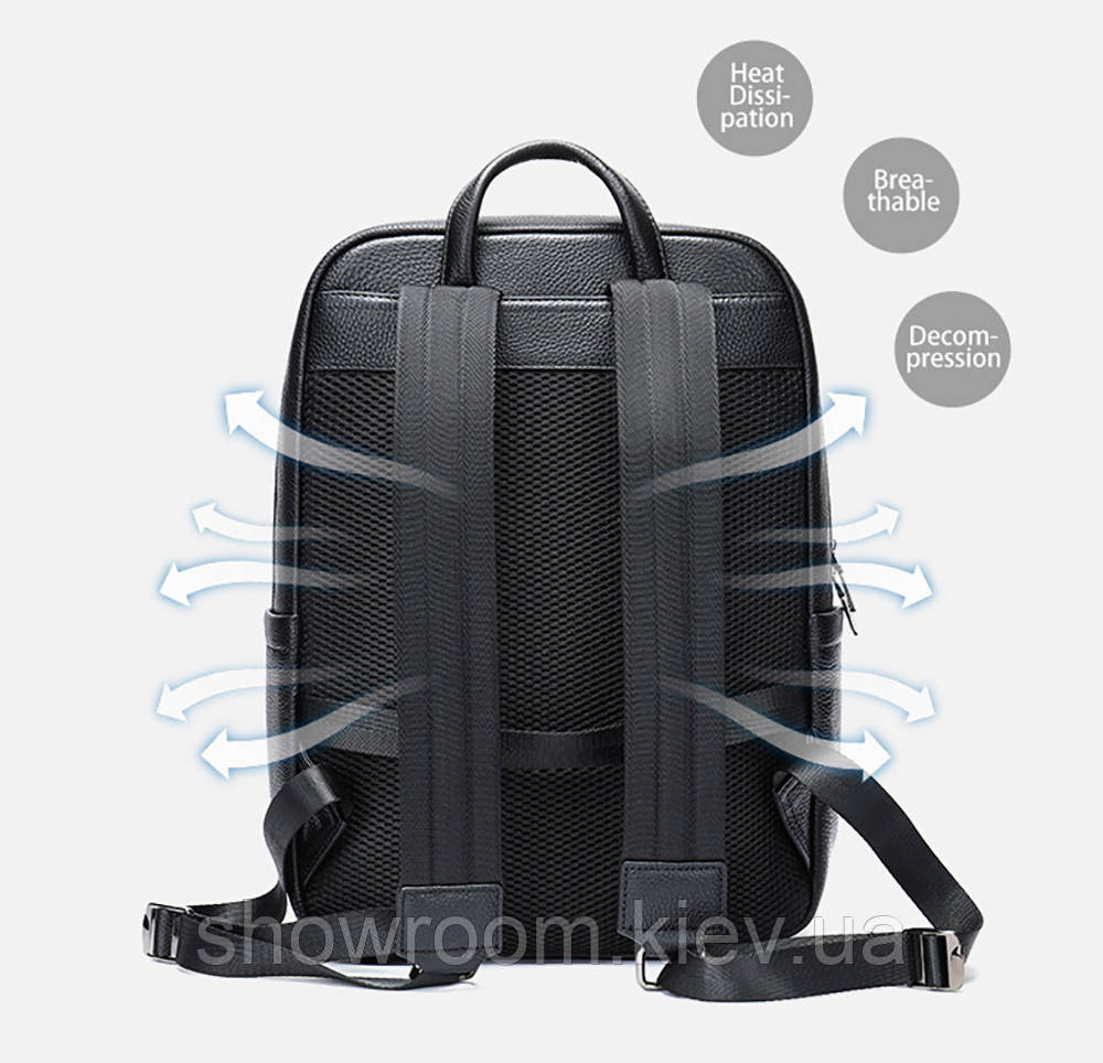 Мужской кожаный удобный рюкзак Leather Collection (8486) Киев - изображение 7