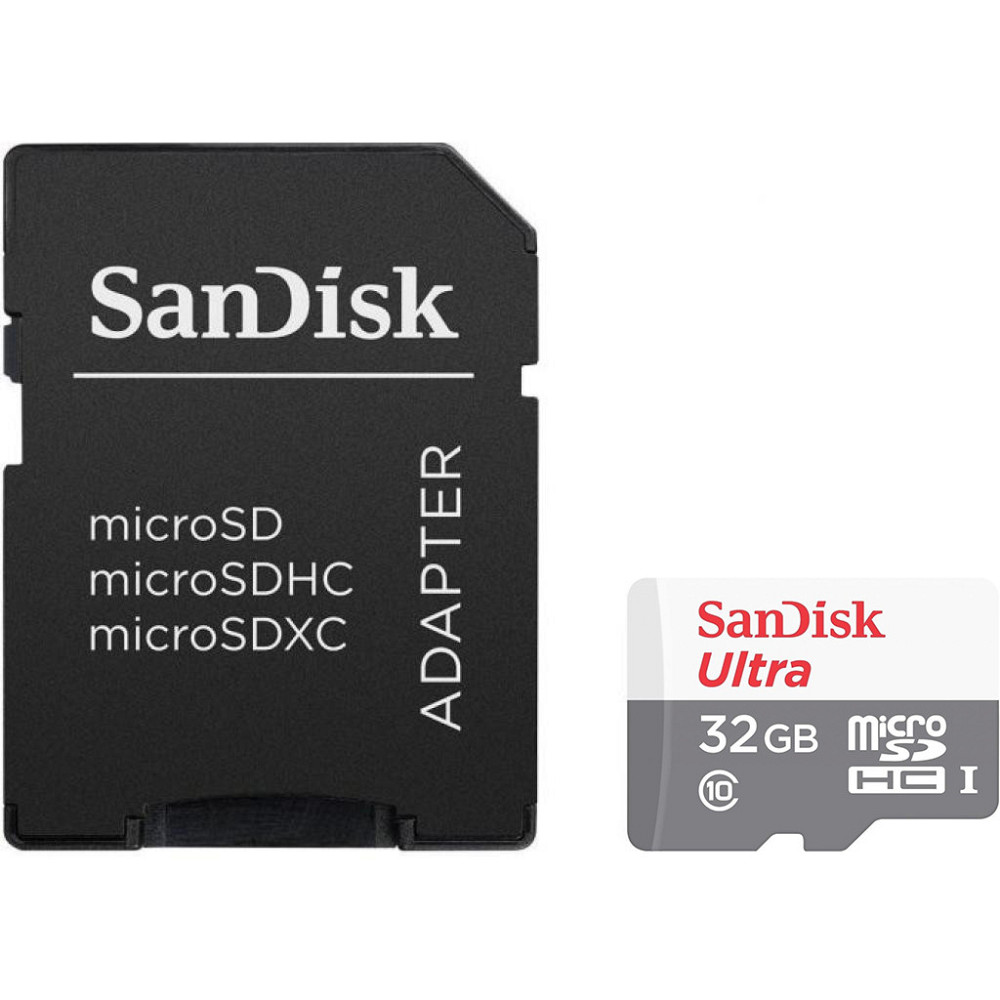 Карта пам'яті SanDisk microSD, Class 10 UHS-I Ultra SDSQUNS-032G-GN3MA (32GB, Class10, UHS-I, 80MB/s) Николаев - изображение 2