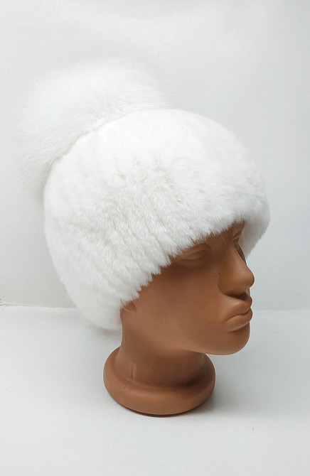 Шапка меховая женская бон Джина Rex Белый Харьков - изображение 5