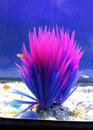 Штучне рослина для акваріума - 10см, пластик Київ