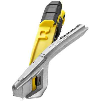 Нож монтажный Stanley FatMax Integrated Snap Knife, сегментное лезвие 18мм, L=165мм. (FMHT10594-0) Винница