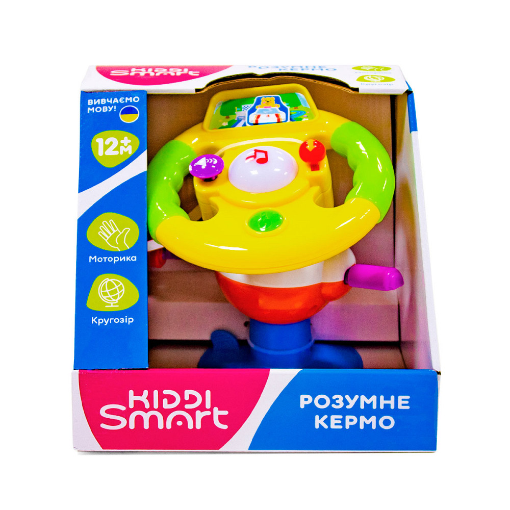Іграшка на присоску Kiddi Smart – Розумне кермо (українська) Дніпро - фото 7
