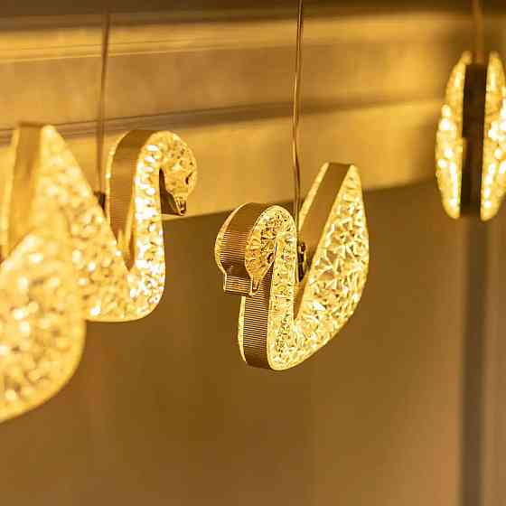 Гірлянда штора з фігурками Сваровскі, 3 м, тепле світло Київ