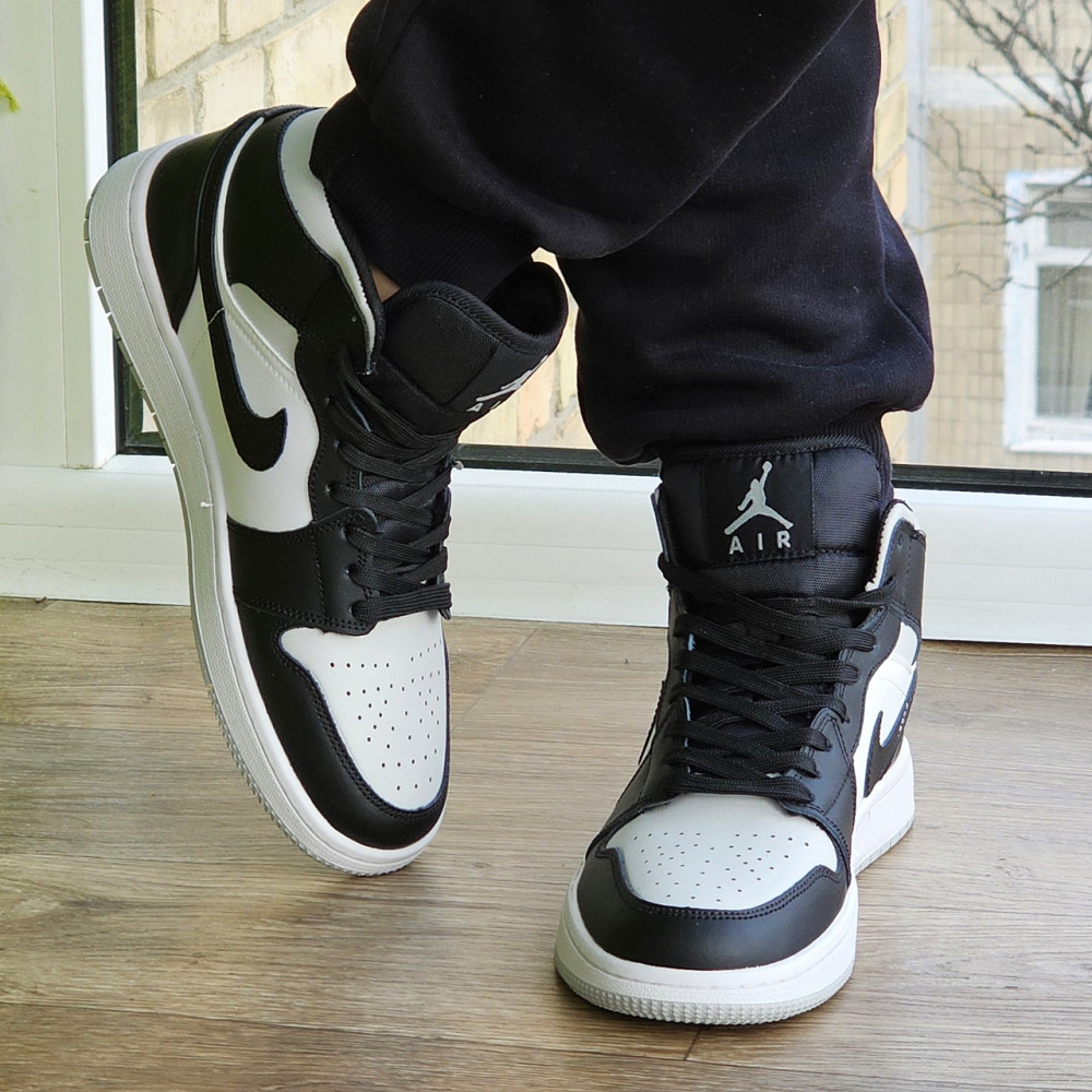 Высокие Термо Кроссовки Nike AIR Jordan Белые Мужские Еврозима Джордан Найк Кожаные (размеры: 41,42,43,44,45) Днепр - изображение 8
