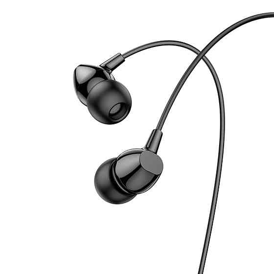 Навушники HOCO M94 universal earphones with microphone Black Київ