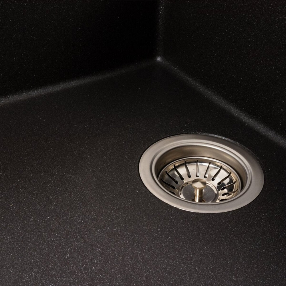 PLATINUM Гранітна мийка для кухні Platinum 8650 DIAMOND матовий Моріон Київ - фото 5