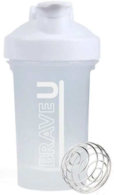 Шейкер Brave U Shaker 400ml белый Киев - изображение 1