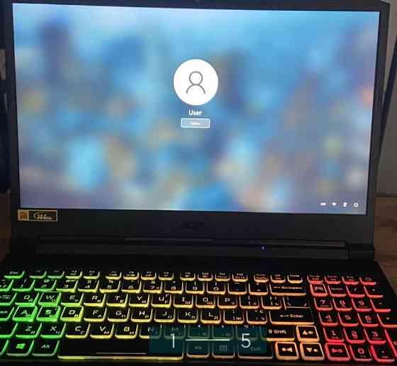 Ноутбук: ASER NITRO 5 GTX 1660TI. Киев