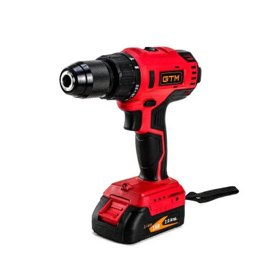 Шуруповерт GTM DSI18/60BL з ударом, 18V, 60Нм, 2x2Ah (DSI18/60BL) Вінниця - фото 2