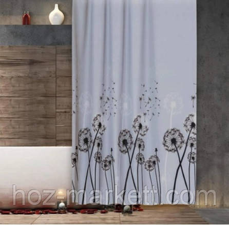 Шторка для душа Тропик одуванчики 240 х 200 см Харьков - изображение 1