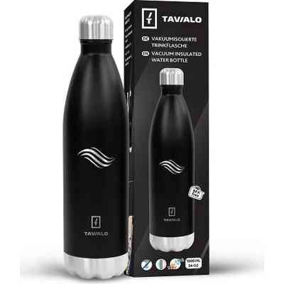 Термокружка Tavialo 1 л матовий чорний колір (191010101) Вінниця