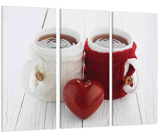 Модульная картина Две чашки чая Art-70_XXL 53x100 см Киев
