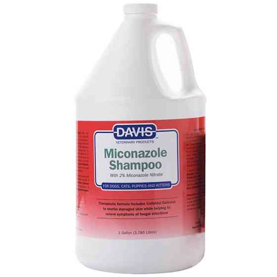 Davis Miconazole Shampoo ДЕВІС МІКОНАЗОЛ дерматокосметичний шампунь з 2% нітратом міконазолу для собак і котів із захворюваннями шкіри Київ
