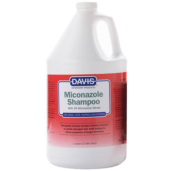 Davis Miconazole Shampoo ДЕВІС МІКОНАЗОЛ дерматокосметичний шампунь з 2% нітратом міконазолу для собак і котів із захворюваннями шкіри Київ - фото 1