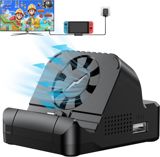 Портативна док-станція Switch TV Yonik: 4K HDMI, PD-протокол з охолоджувальним вентилятором Луцьк
