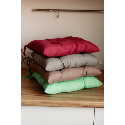 Подушка на стілець Прованс Фібра зелена 40х40 см (4823093446991) Вінниця - фото 4