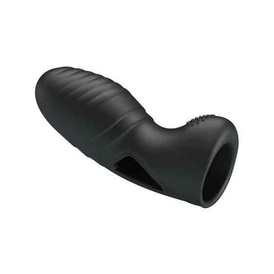 Насадка на палець - Pretty Love Alan Finger Vibrator Black Sex Aura Київ