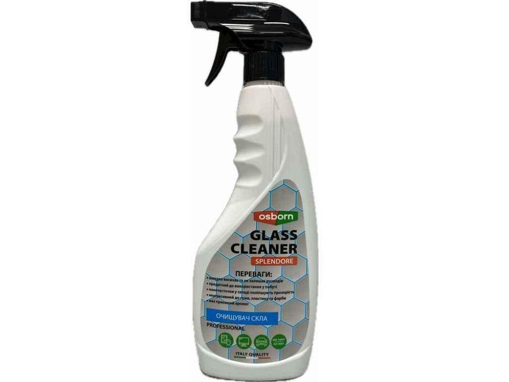 Очищувач скла 500мл GLASS CLEANER ТМ OSBORN Solmir Київ - фото 1