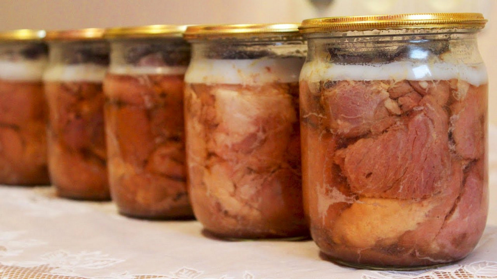 Тушенка свиняча натуральна Київ - фото 1