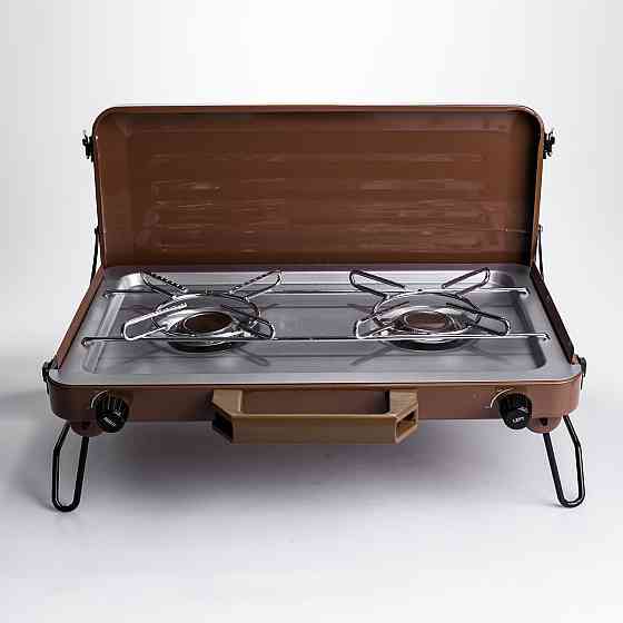 Газова плита портативна туристична з п'єзопідпалом для кемпінгу, дачі та виїздів на природу 7000 Вт HP-DS3-5 Коломыя