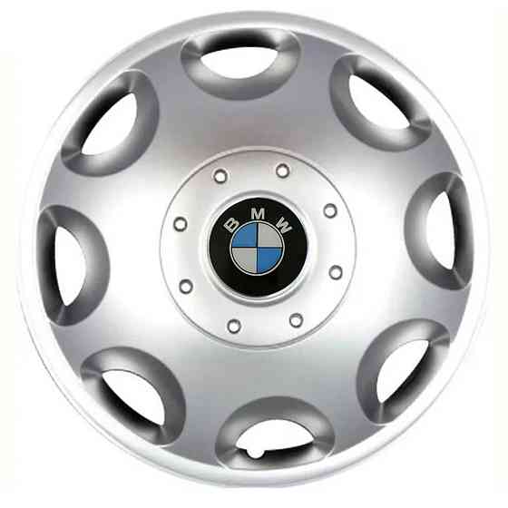 Автомобильные модельные колпаки R15 BMW 300 4шт, SJS, серебряные Киев