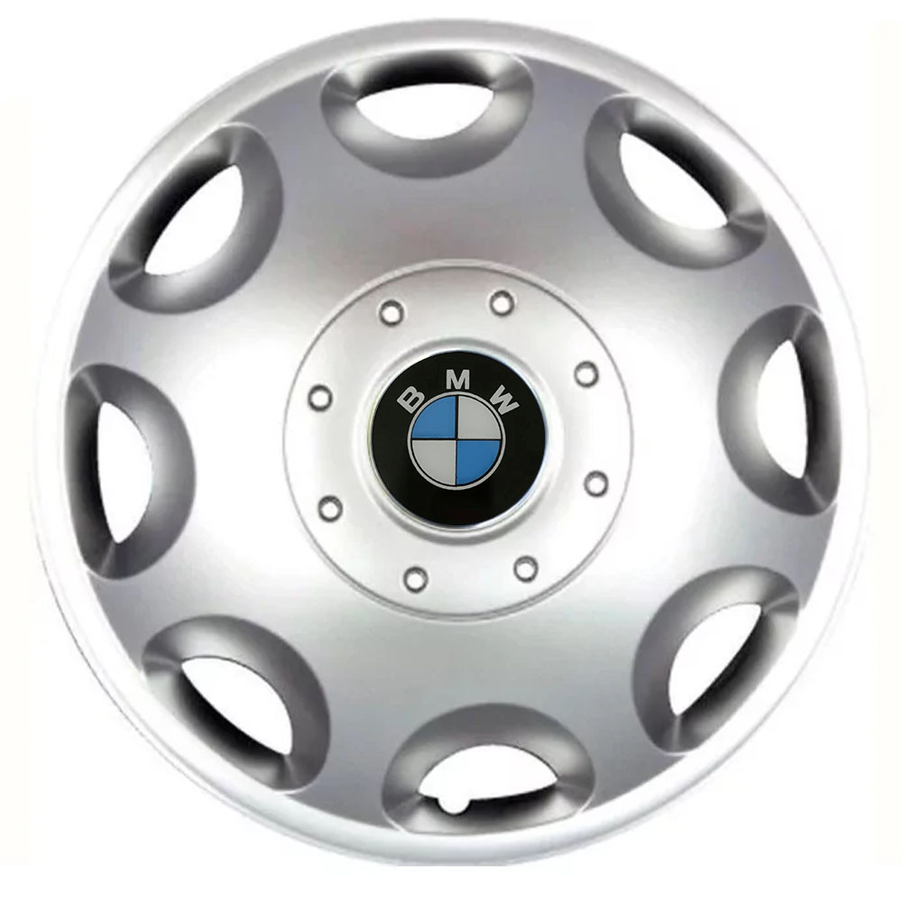 Автомобильные модельные колпаки R15 BMW 300 4шт, SJS, серебряные Киев - изображение 1