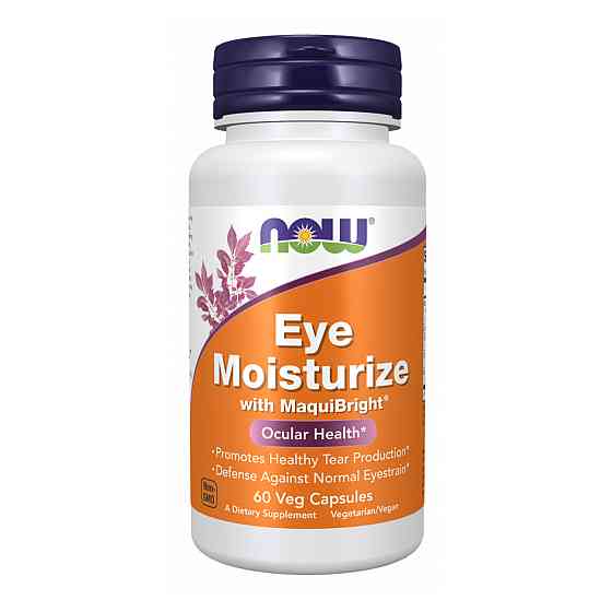 Для глаз (увлажнение) NOW Foods Eye Moisturize with MaquiBright 60 вег капс Киев
