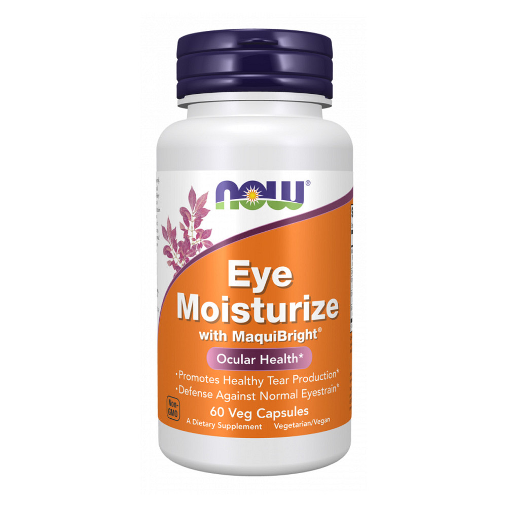 Для глаз (увлажнение) NOW Foods Eye Moisturize with MaquiBright 60 вег капс Киев - изображение 1